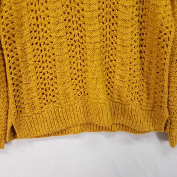 Madewell Wool Alpaca Blend Pullover Sweater Size Medium Windemere Pointelle - Picture 5 of 16